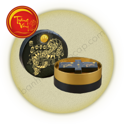 TRĂNG-VÀNG-BLACK-&-GOLD---hộp-tròn